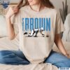 Amon Ra St Brown Detroit Lions Crawling Celebration Signature T-shirt t-shirt