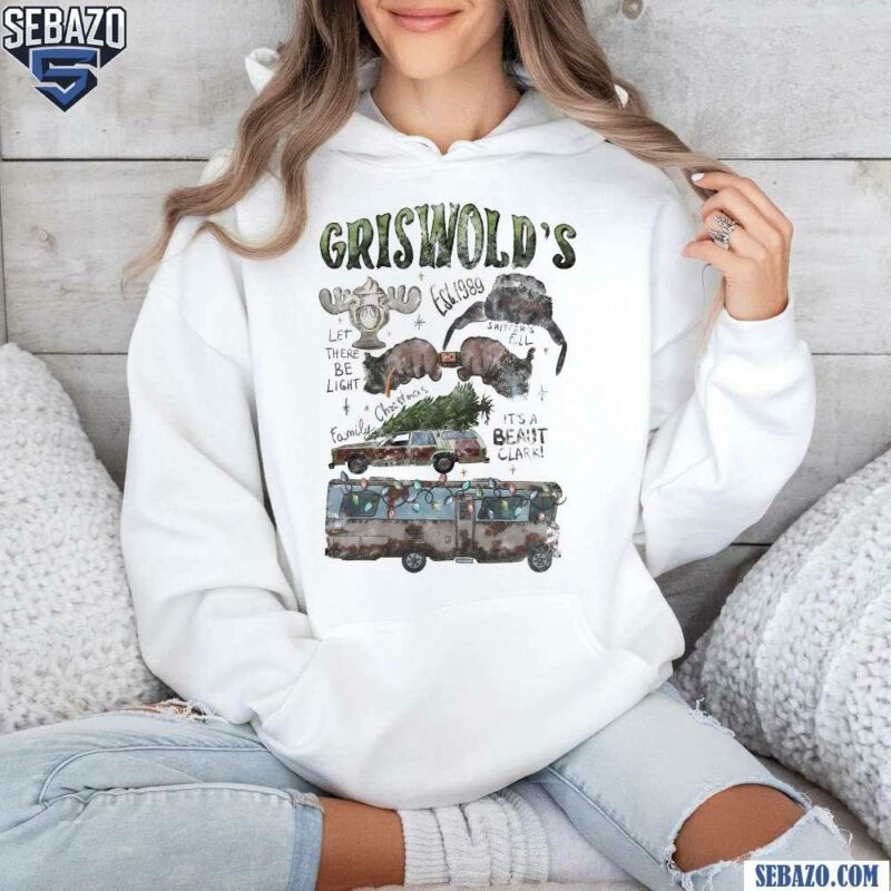 Griswold Christmas Tree Farm Vintage Christmas Vacation T-shirt hoodie