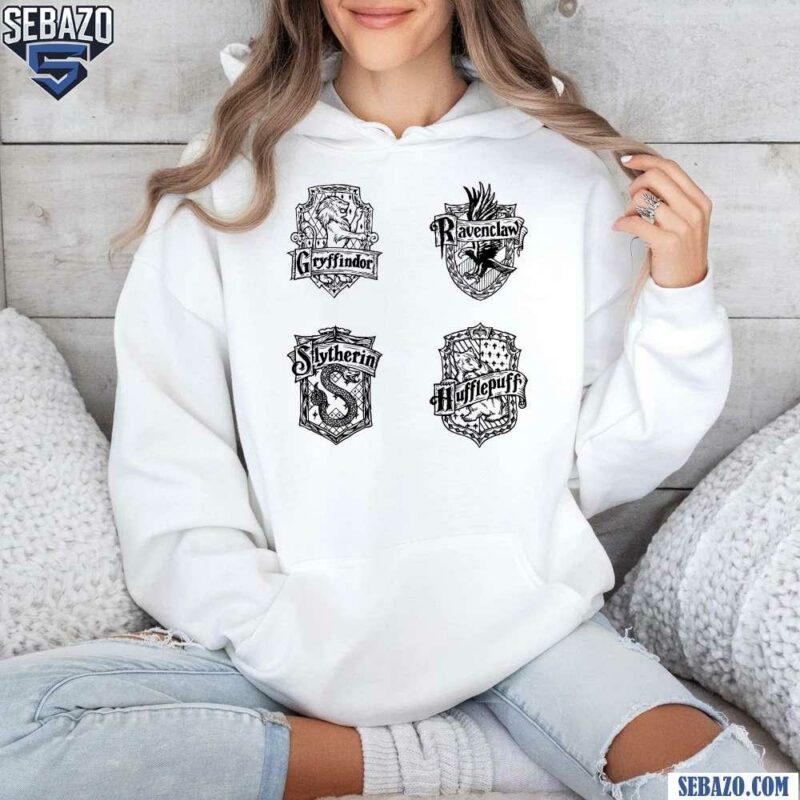 Harry Potter Hogwarts Crest Wizard School T-shirt hoodie