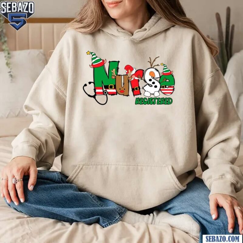 Nurse Registered Christmas Elf hoodie