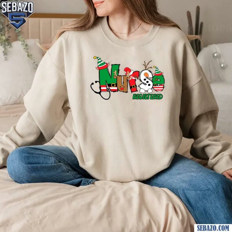 Nurse Registered Christmas Elf sweatshirt