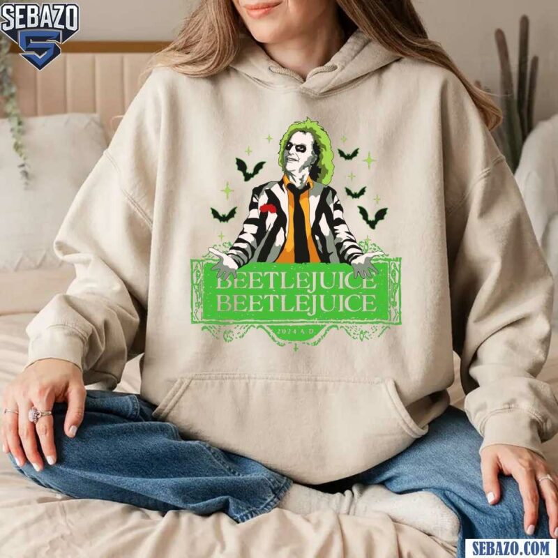 Retro Funny Beetlejuice Beetlejuice 2024 Halloween Movie T-shirt hoodie