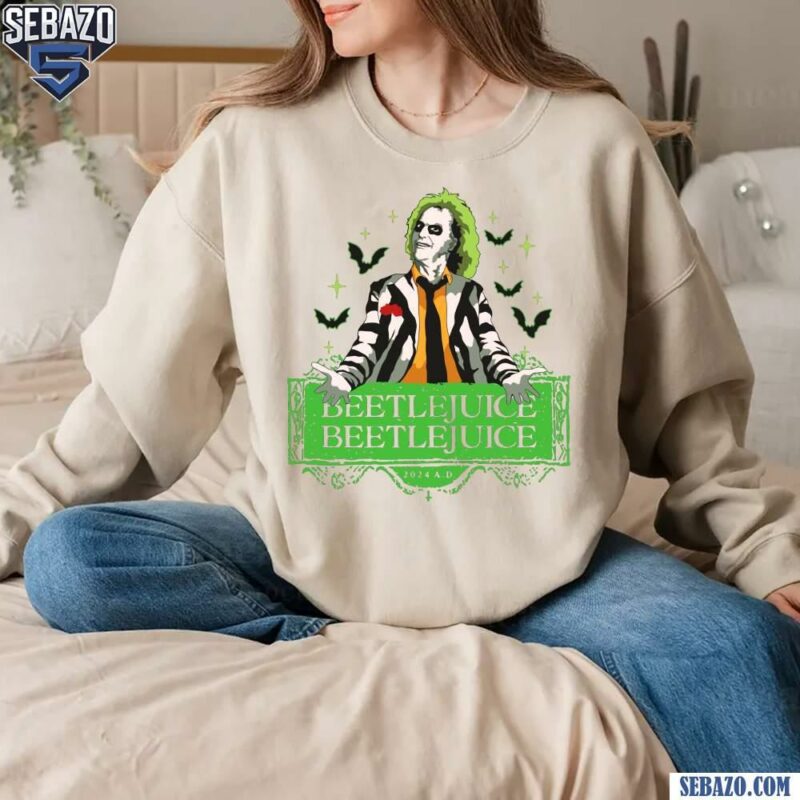 Retro Funny Beetlejuice Beetlejuice 2024 Halloween Movie T-shirt sweatshirt