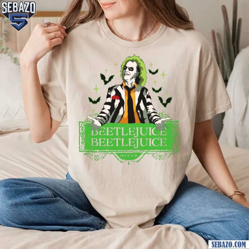 Retro Funny Beetlejuice Beetlejuice 2024 Halloween Movie T-shirt t-shirt