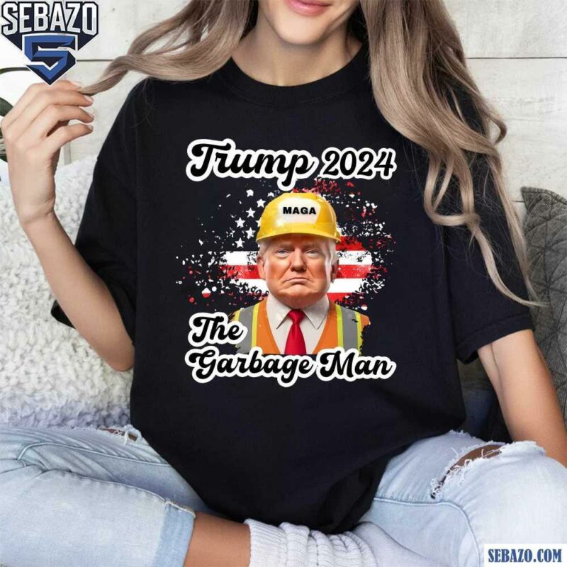 Trump 2024 The Garbage Man MAGA American Flag Shirt t-shirt