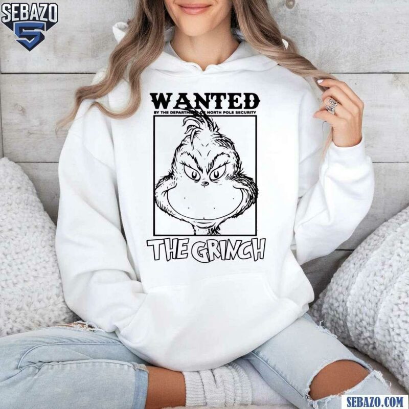 Wanted The Grinch Funny Merry Grinchmas T-shirt hoodie