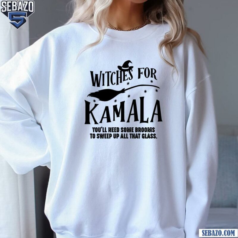 Witches For Kamala Halloween Witch Funny Election T-shirt Silhouette sweatshirt