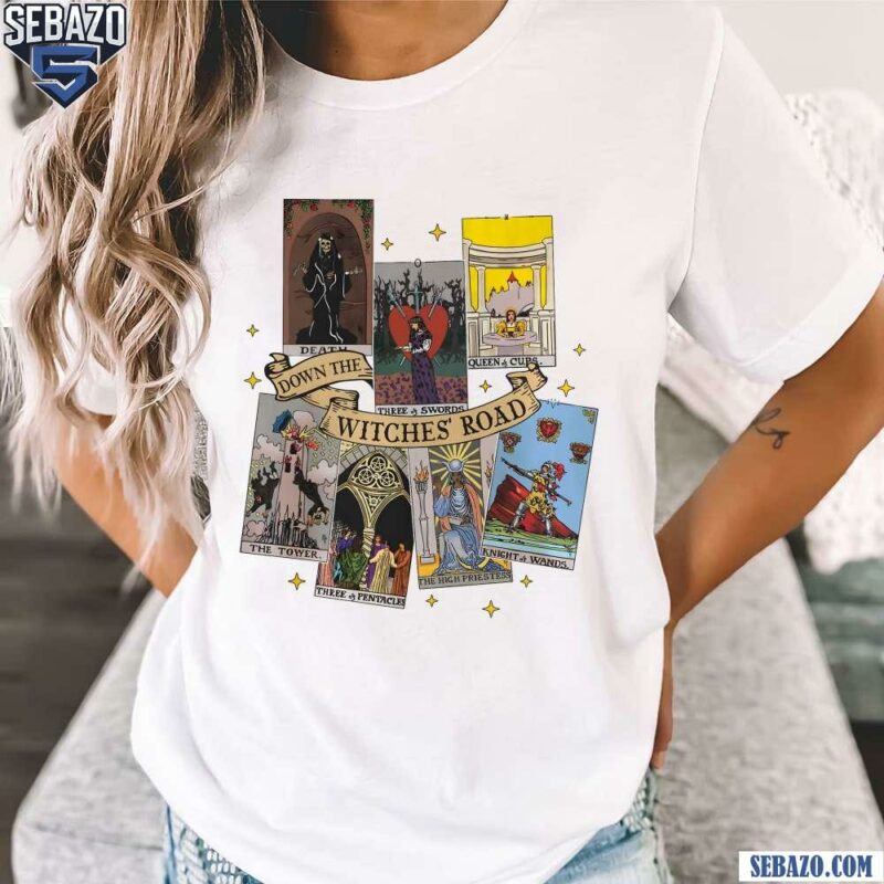 Agatha All Along Tarot Cards Down The Witches Road Shirt t-shirt