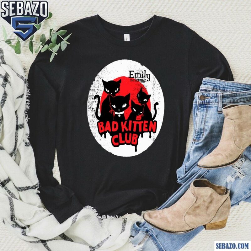 Bad Kitten Club Emily The Strange Shirt long sleeved