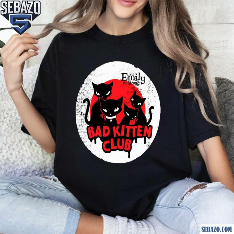 Bad Kitten Club Emily The Strange Shirt t-shirt