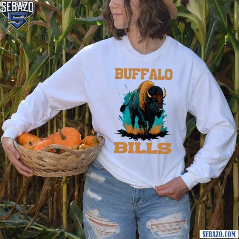 Buffalo Bills Billy Buffalo Mascot Shirt long sleeved