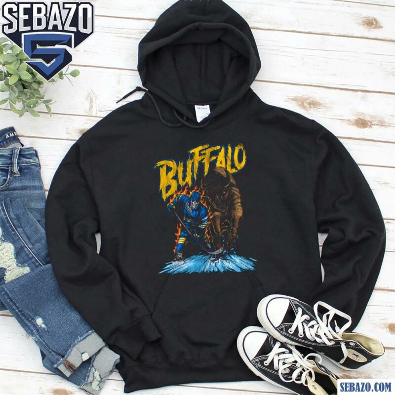 Buffalo Sabres Skeleton Hockey Player Shirt hoodie