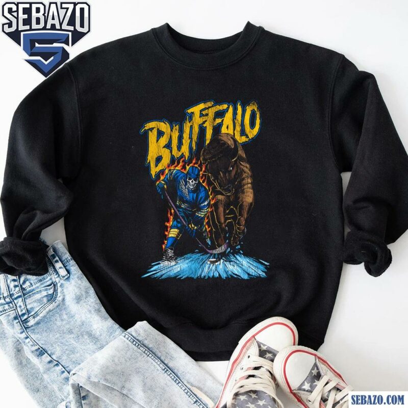 Buffalo Sabres Skeleton Hockey Player Shirt sweatshirt