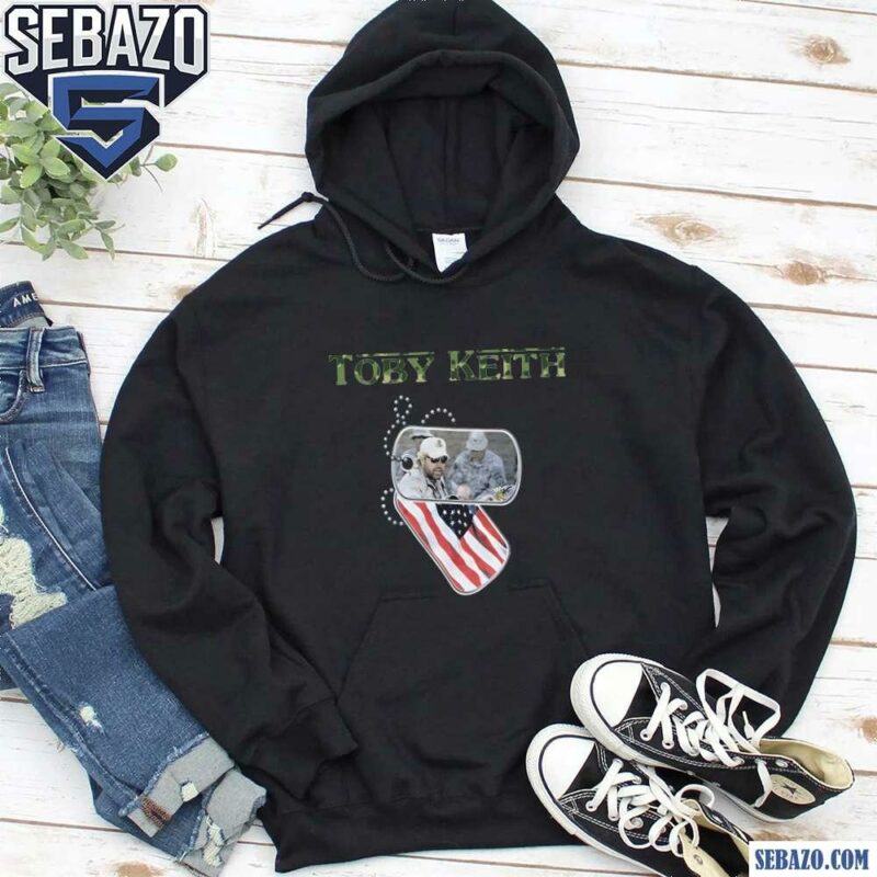 Camo Toby Keith Never Apologize Dog Tag hoodie