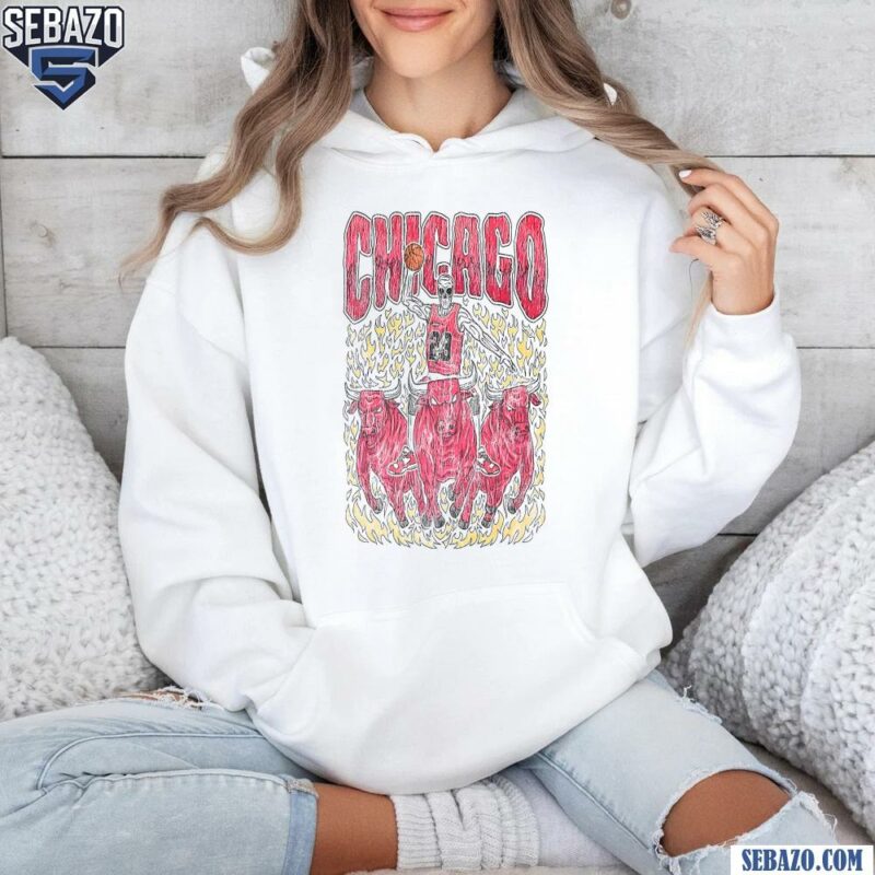 Chicago Bulls Skeleton Basketball Player Shirt hoodie