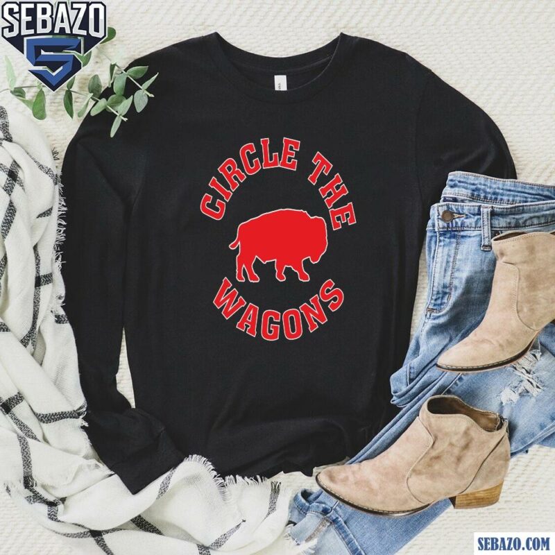 Circle The Wagons Buffalo Bills Football Shirt long sleeved