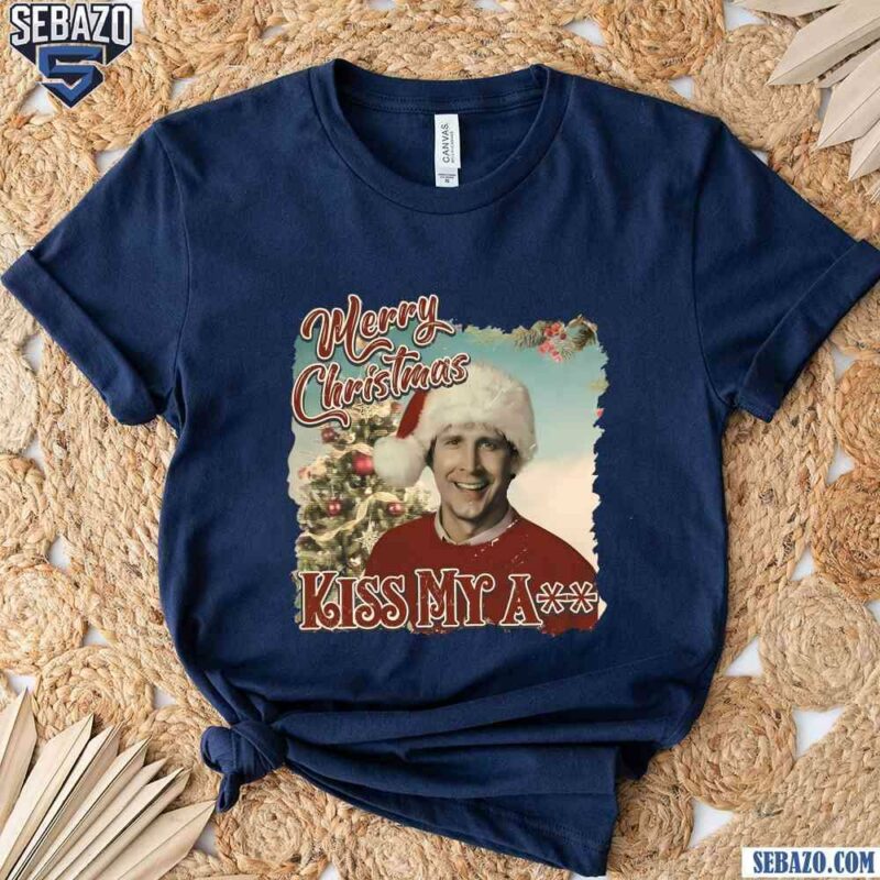 Clark Griswold Kiss My Ass Merry Christmas Shirt t-shirt