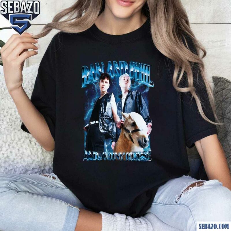 Dan And Phil And A Tiny House Metal Shirt t-shirt