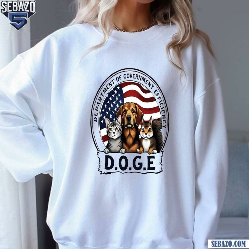 Department Of Government Efficiency Doge Pet Lovers Shirt sweatshirt