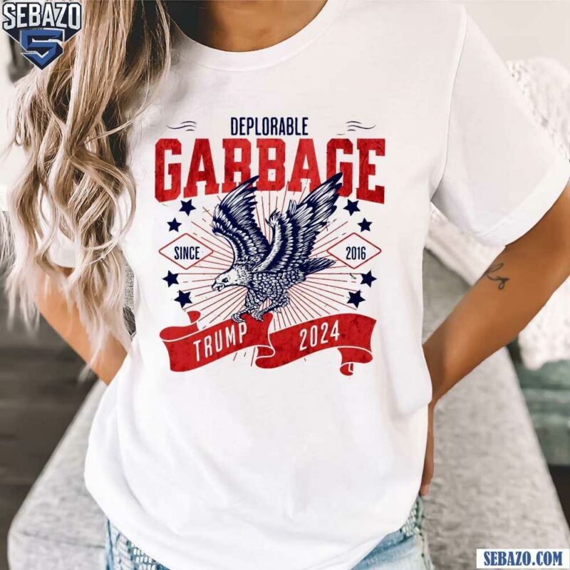 Deplorable Garbage Trump 2024 Political Shirt t-shirt