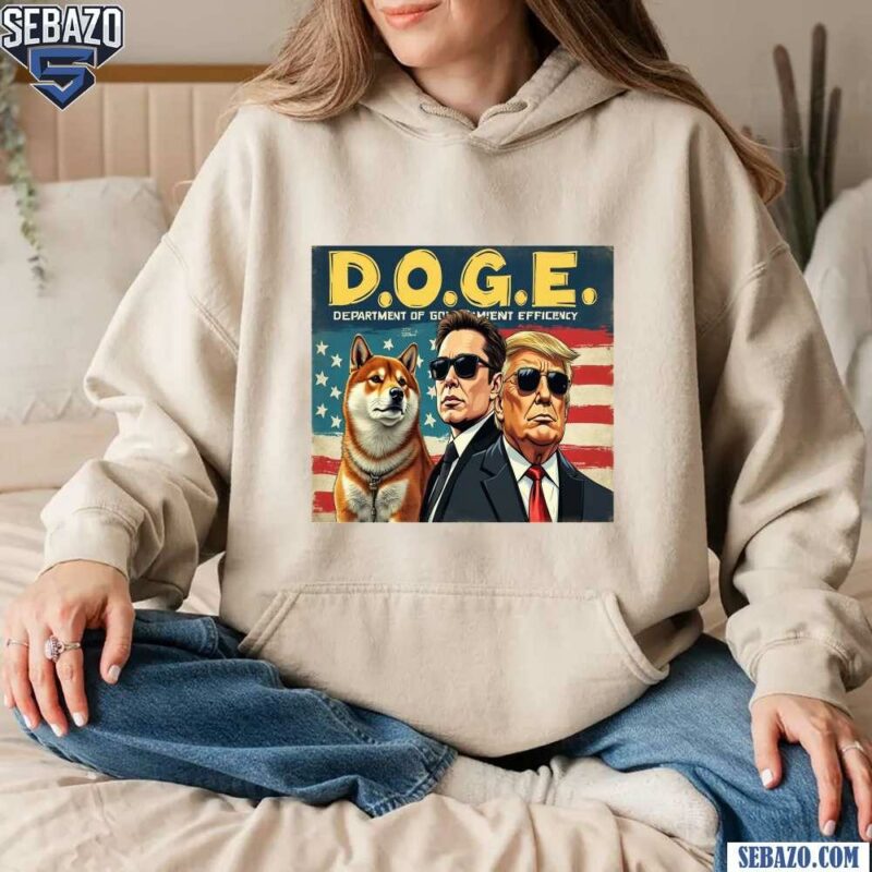 Dept Of Government Efficiency Elon Musk Trump Doge Shirt hoodie