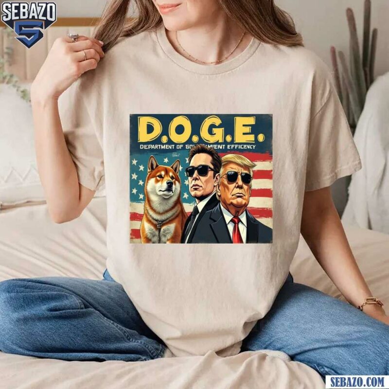 Dept Of Government Efficiency Elon Musk Trump Doge Shirt t-shirt