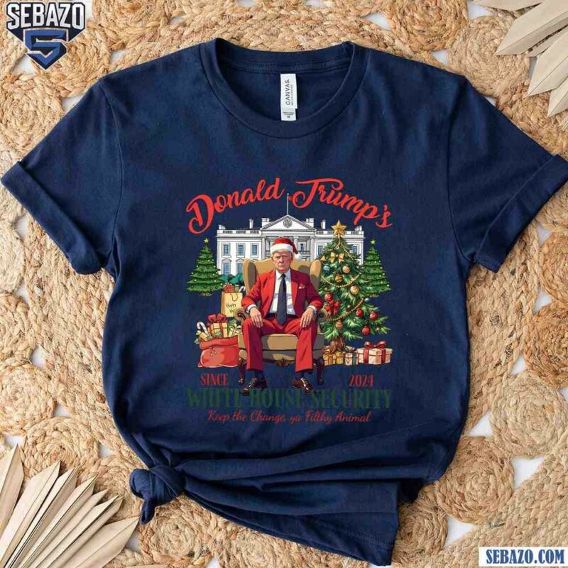 Donald Trumps White House Security Santa Hat Shirt t-shirt