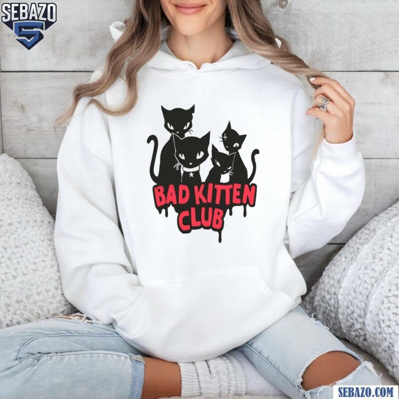 Emily The Strange Bad Kitten Club Shirt hoodie