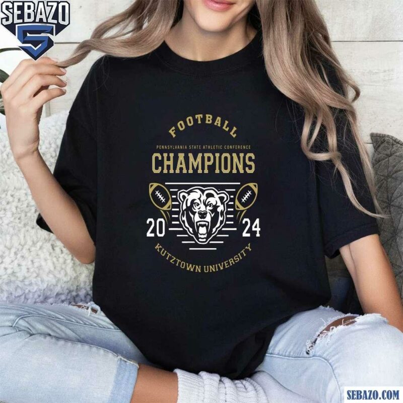 Football Psac Championship 2024 Kutztown University Shirt t-shirt