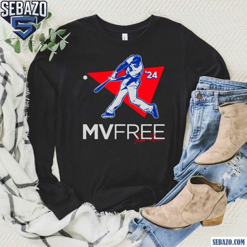 Freddie Freeman MVFree Los Angeles Baseball Shirt long sleeved