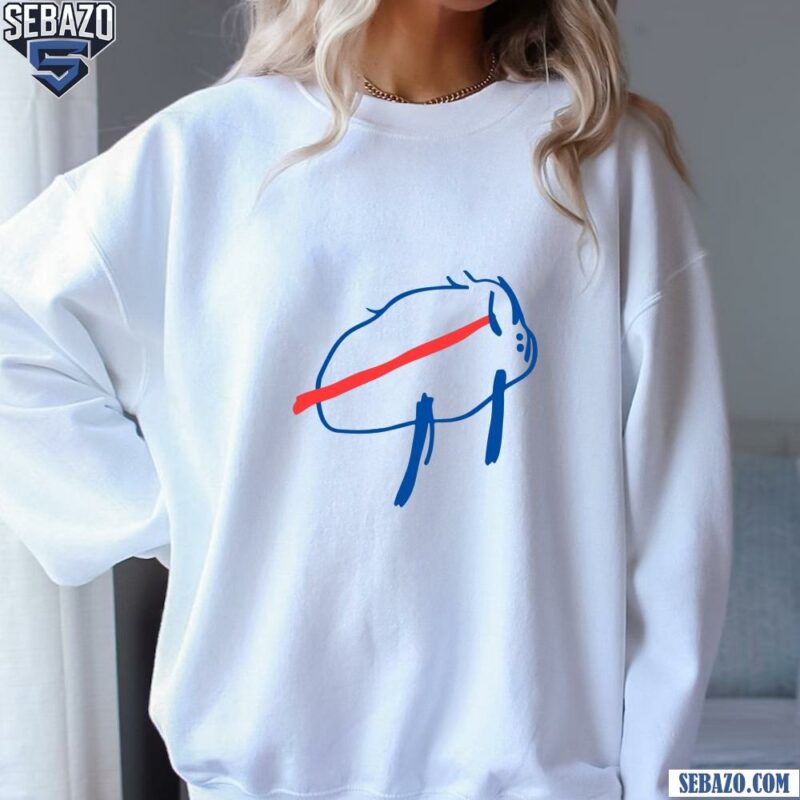 Funny Buffalo Bills Logo Mascot Drawing Shirt sweatshirt