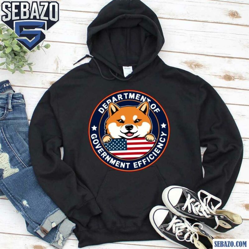 Funny Politics American Flag Doge Coin Shirt hoodie