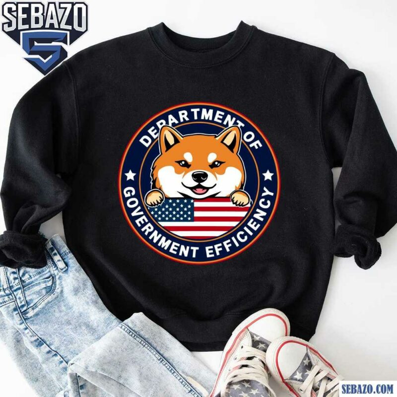 Funny Politics American Flag Doge Coin Shirt sweatshirt