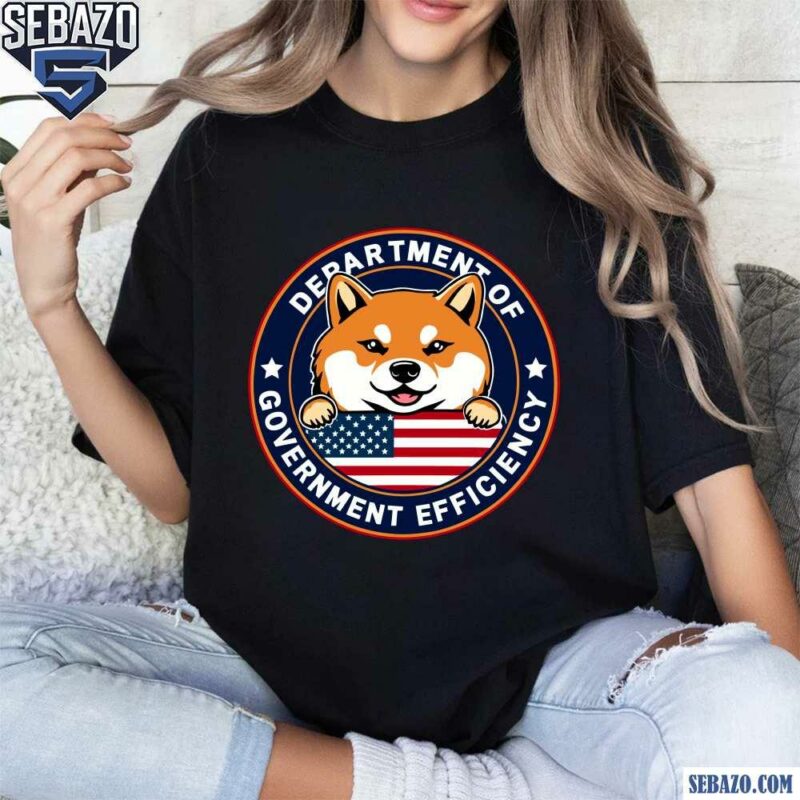 Funny Politics American Flag Doge Coin Shirt t-shirt