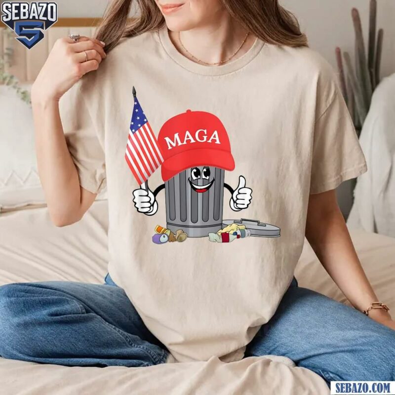 Funny Trump Trash Cartoon MAGA Shirt t-shirt