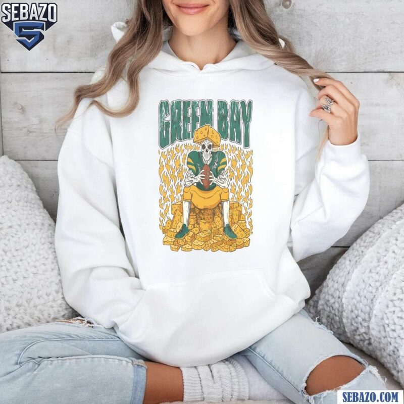 Green Bay Packers Cheesehead Skeleton Football Players Shirt hoodie