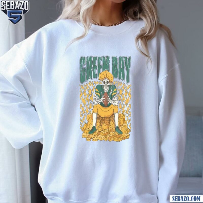 Green Bay Packers Cheesehead Skeleton Football Players Shirt sweatshirt