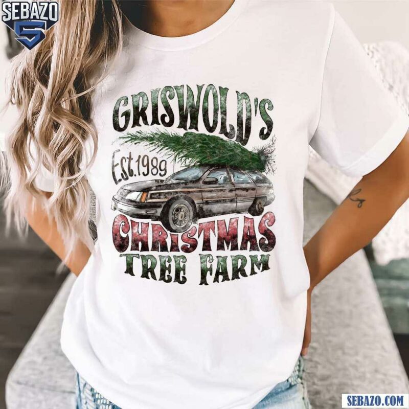 Griswolds Christmas Tree Farm Vintage Christmas Movie Shirt t-shirt