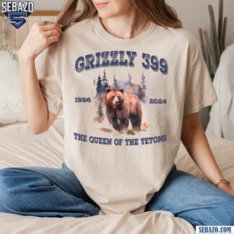 Grizzly 399 The Queen Of The Tetons 1996 2024 Shirt t-shirt