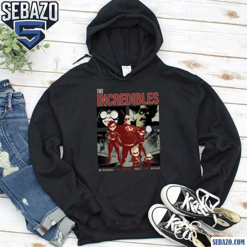 Incredibles The Parr Family Edna Mode And Syndrome Shirt hoodie