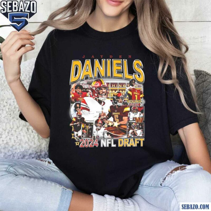 Jayden Daniels Commanders Football 2024 Nfl Draft Shirt t-shirt