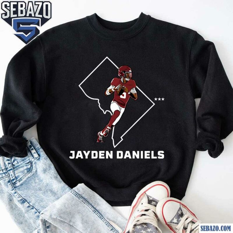 Jayden Daniels Washington Commanders State Star Shirt sweatshirt