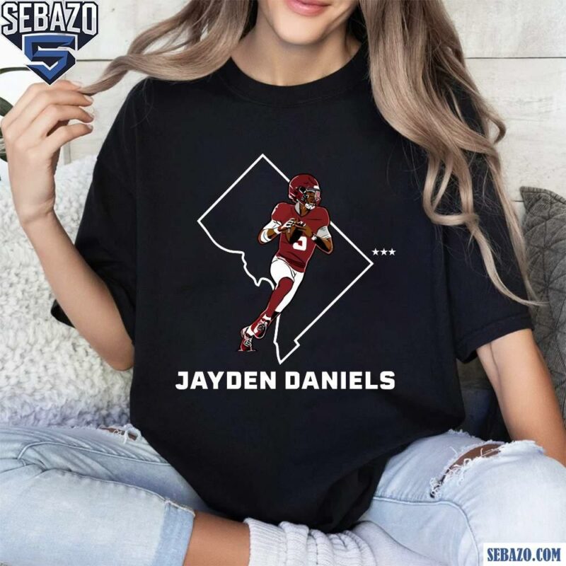 Jayden Daniels Washington Commanders State Star Shirt t-shirt