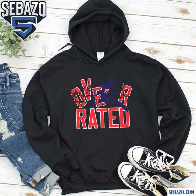 Josh Allen 17 Over Rated Buffalo Bill Football Shirt hoodie