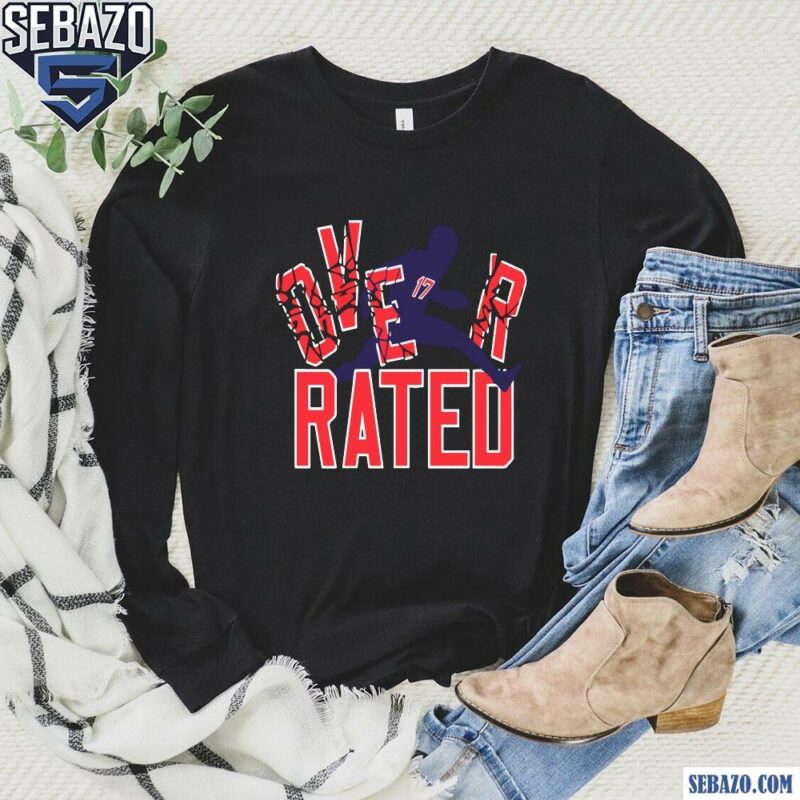 Josh Allen 17 Over Rated Buffalo Bill Football Shirt long sleeved