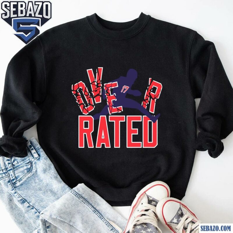 Josh Allen 17 Over Rated Buffalo Bill Football Shirt sweatshirt