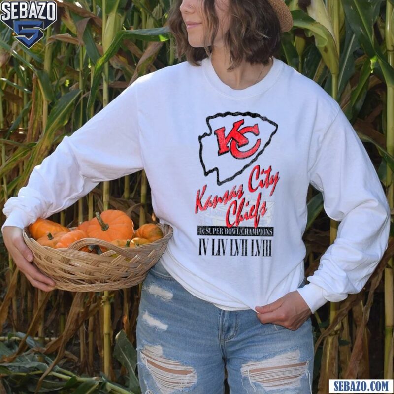 Kansas City Chiefs 4X Super Bowl Champions Shirt long sleeved