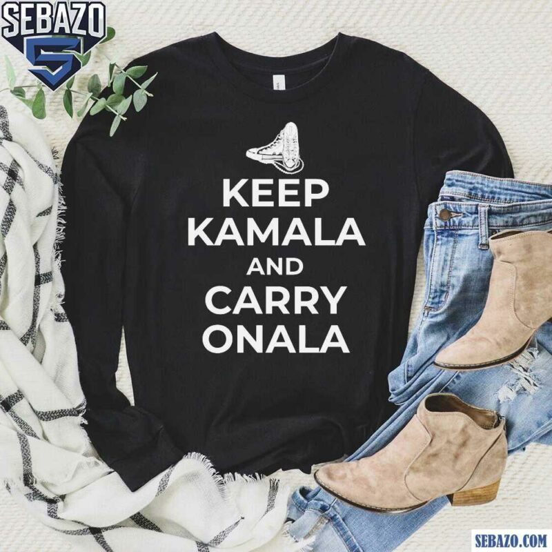 Keep Kamala And Carry Onala Saturday Night Live Shirt long sleeved