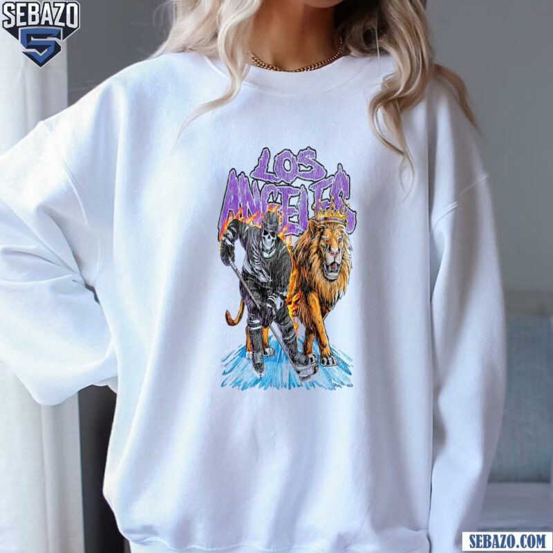 Los Angeles King Skeleton Hockey Player Shirt sweatshirt