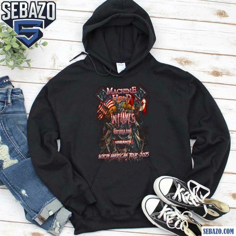 Machine Head In Flames North American Tour 2025 Shirt hoodie